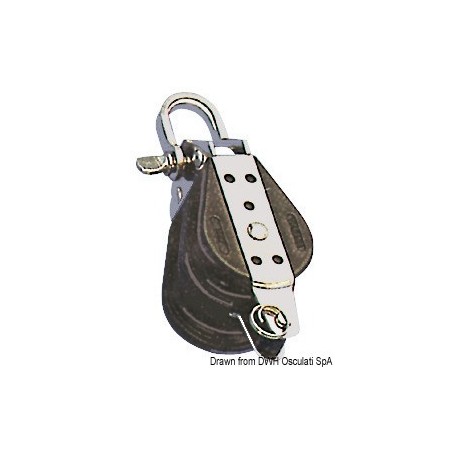 Poulies sur billes en Delrin VIADANA réa 38-76 mm Poulies sur billes en Delrin VIADANA réa 38-76 mm