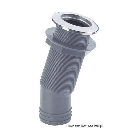 Passes-coque nylon moulure frontale inox Passes-coque nylon moulure frontale inox
