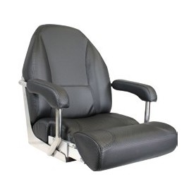 Siège de pilote skai en carbone ou noir 