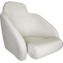 Siège de pilote skai blanc 