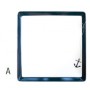 Set complet de Vaisselle en mélamine ancre marine (6 Pcs).  