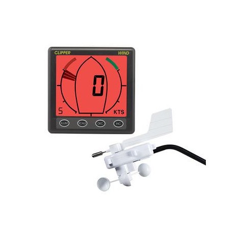 Pack Girouette Anémomètre Clipper V2 + Afficheur + Capot 