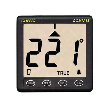 Compas Electronique Clipper : livré avec capteur Fluxgate, câble, cap Compas Electronique Clipper : livré avec capteur Fluxgate,
