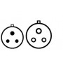 ADAPTATEUR MALE-FEMELLE 43-57MM CEE-17 