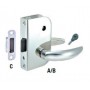 Loquet de porte inox 