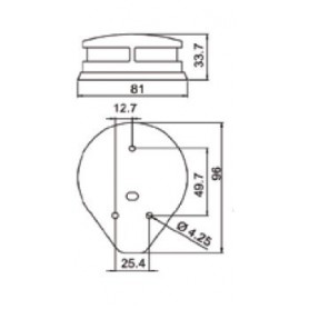 PAIRE BAB/TRIB LED INOX 12V PAIRE BAB/TRIB LED INOX 12V