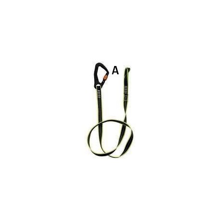 Longe mousqueton aluminium twist lock 