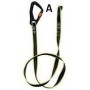 Longe mousqueton aluminium twist lock 