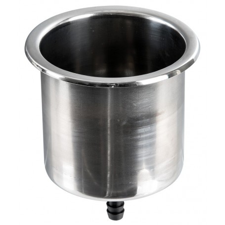 Porte-verres/porte-canettes en acier inox Inox Delux Slim 