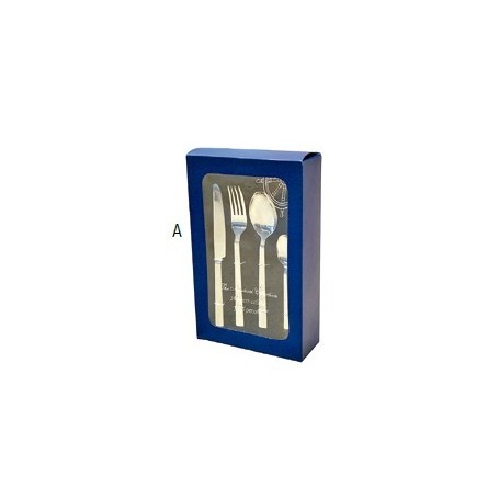 COUVERTS INOX 24 PIECES 