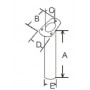 PORTE CANNE INOX SS 304 30º PORTE CANNE INOX SS 304 30º