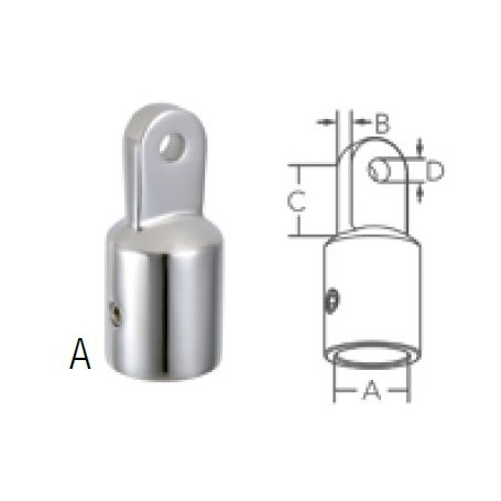 EMBOUT CAPOTE INOX SS316 