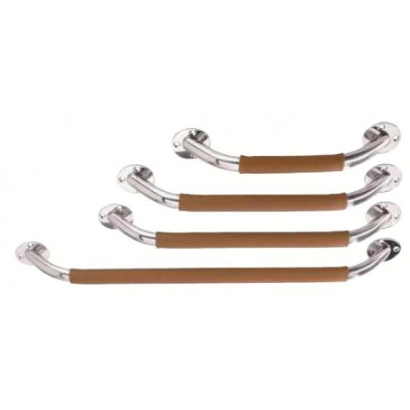 Main courante inox gainé cuir 