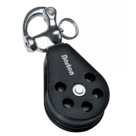 Poulies simples mousqueton 