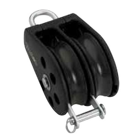 Poulies doubles à Oeil fixe/ringot 