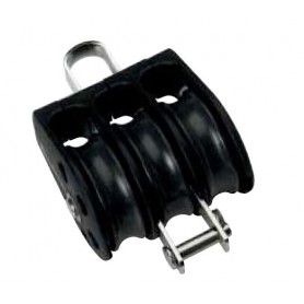 Poulies triples à Oeil fixe/ringot 