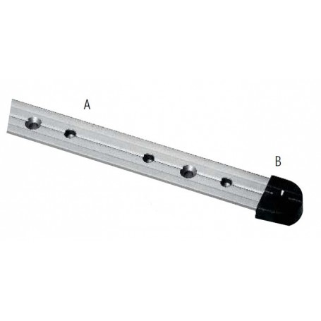 Rails en T, largeur 25 mm 