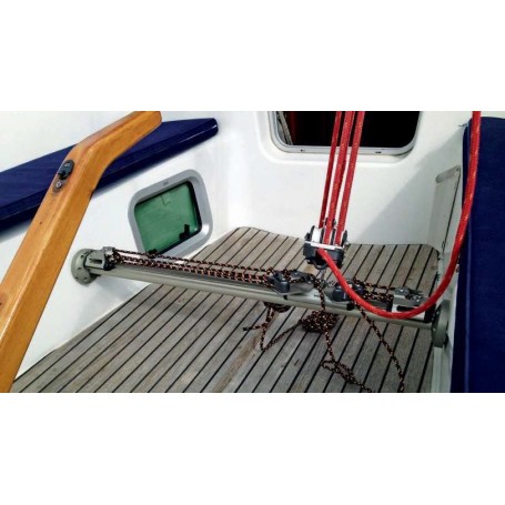 Barre d'écoute amovible - kit complet - Barton marine Rail et chariot de voile 5035088209101 61799