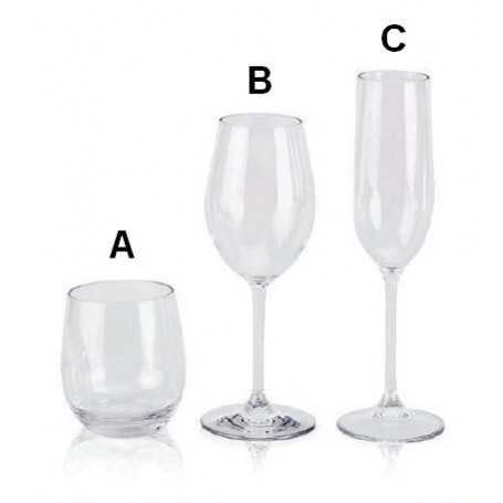 Verres Seychelles Tritan 