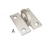 PLATINE D'ANGLE INOX SS 304 Lot de 2 PLATINE D'ANGLE INOX SS 304 Lot de 2
