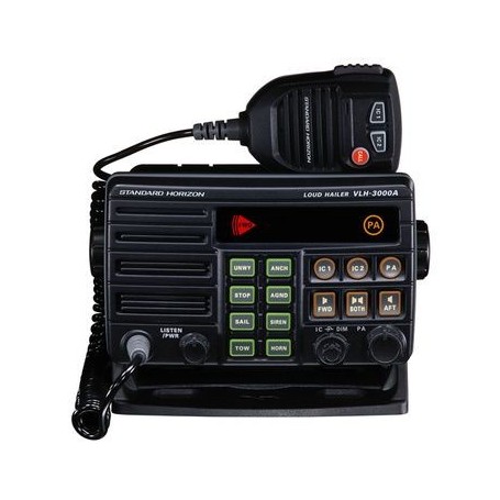 Porte voix étanche 30W avec corne de brume 6 sons - Standard Horizon Avertisseurs sonores 4909959155006 STH-VLH3000