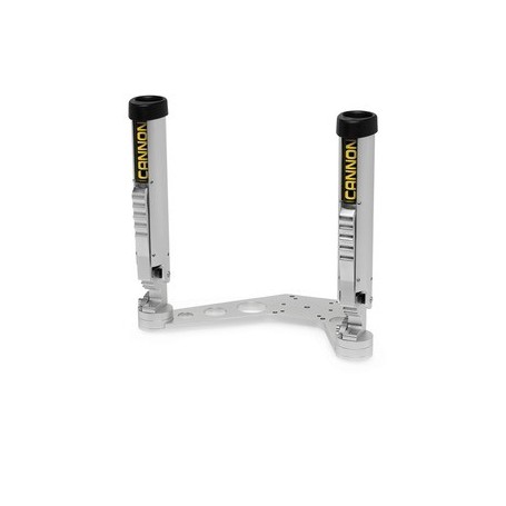 Double porte canne articulé pour fixation sur downrigger Double porte canne articulé pour fixation sur downrigger