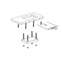 RTA-17 : Support démontage rapide TEFLON Riptide Powerdrive/Terrova RTA-17 : Support démontage rapide TEFLON Riptide Powerdrive/