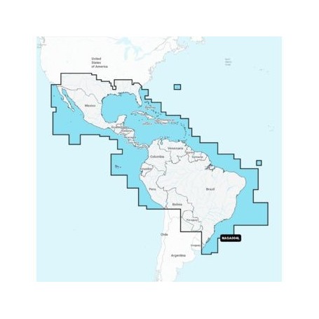 Carte Navionics Platinum+ Large SD - MEXIQUE, CARAIBES AU BRESIL Carte Navionics Platinum+ Large SD - MEXIQUE, CARAIBES AU BRESI