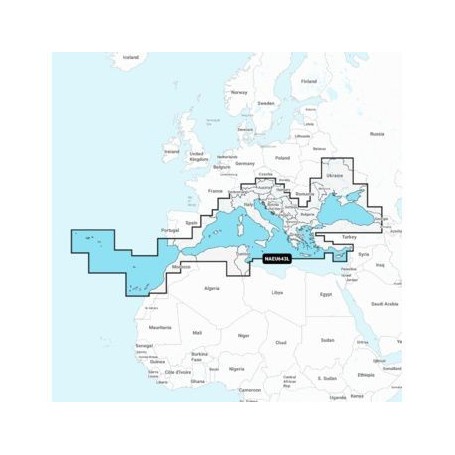 Carte Navionics+ Large SD - MEDITERRANEE ET MER NOIRE Carte Navionics+ Large SD - MEDITERRANEE ET MER NOIRE