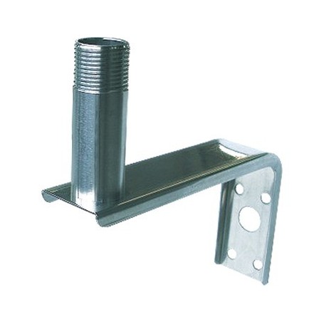 Equerre inox 1" pour fixation antenne GPS sur cloison verticale (255) Equerre inox 1" pour fixation antenne GPS sur cloison vert