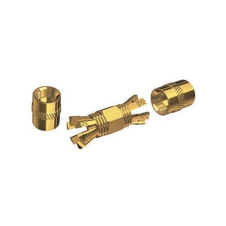Connecteur or sans soudure pour RG-8X ou RG-58/AU Connecteur or sans soudure pour RG-8X ou RG-58/AU