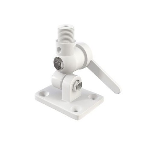 Rotule NYLON crantée, double articulation (blanc) Rotule NYLON crantée, double articulation (blanc)