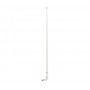 Antenne VHF Blanche - 1.5m, 3dB, en fibre de verre sans support Antenne VHF Blanche - 1.5m, 3dB, en fibre de verre sans support