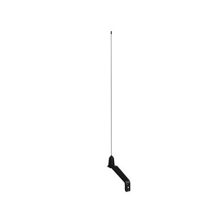 Antenne fouet inox - 0.89m, 3dB, fardage réduit, support nylon 180mm Antenne fouet inox - 0.89m, 3dB, fardage réduit, support ny