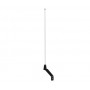 Antenne fouet inox - 0.89m, 3dB, fardage réduit, support nylon 180mm Antenne fouet inox - 0.89m, 3dB, fardage réduit, support ny