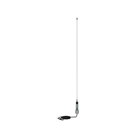 Antenne AIS fouet inox - 0.9m, 3dB, férule laiton chromée Antenne AIS fouet inox - 0.9m, 3dB, férule laiton chromée