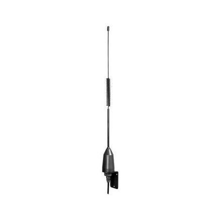 Antenne inox noire spéciale semi-rigides - 0.48m, 4,5m de câble Antenne inox noire spéciale semi-rigides - 0.48m, 4,5m de câble