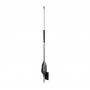 Antenne inox noire spéciale semi-rigides - 0.48m, 4,5m de câble Antenne inox noire spéciale semi-rigides - 0.48m, 4,5m de câble