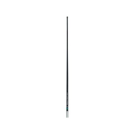 Antenne VHF Galaxy noire 3dB 1.2m férule inox, 6m câble RG 8X + PL259 Antenne VHF Galaxy noire 3dB 1.2m férule inox, 6m câble RG