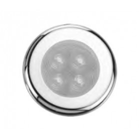 Plafonnier encastrable inox. 