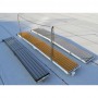 Main courante 2 poteaux inox (spécial passerelles) 