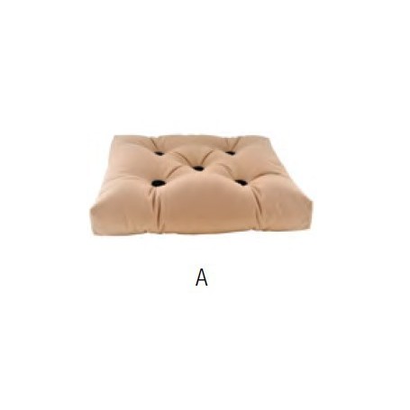 Coussin ext. siege double beige. 