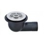 Bonde coude inox et nylon. 