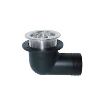 Bonde coude inox et nylon. 
