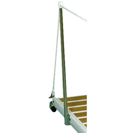 Passerelle pliante En aluminium verni blanc Passerelle pliante En aluminium verni blanc
