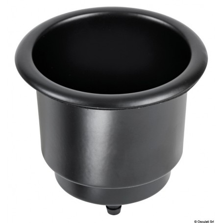 Porte-verres en inox Delux Version:Inox Delux noir avec trou de drainagePorte-verres en inox Delux