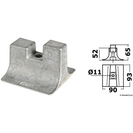 Anode pied YAMAHA 300/450 HP Anode pied YAMAHA 300/450 HP