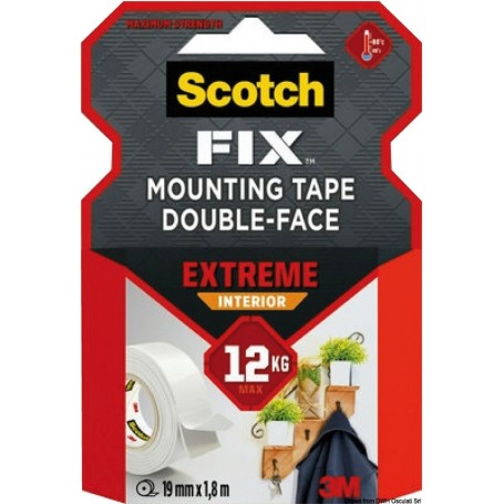 Ruban adhésif double face Version:3M Pour intérieur Lot de 2Ruban adhésif double face