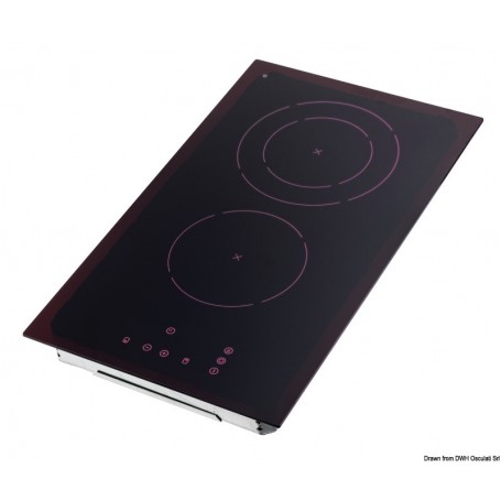 Plan de cuisson en vitrocéramique avec commandes tactiles Plan de cuisson en vitrocéramique avec commandes tactiles