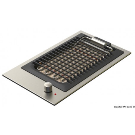 Barbecue électrique en acier inox finition satinée Barbecue électrique en acier inox finition satinée